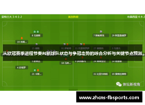 从欧冠赛季进程节奏判断球队状态与争冠走势的综合分析与关键节点预测